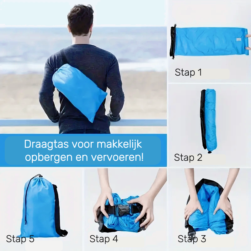 SUMR™ Opblaasbare Loungebank Comfortabel en Draagbaar!