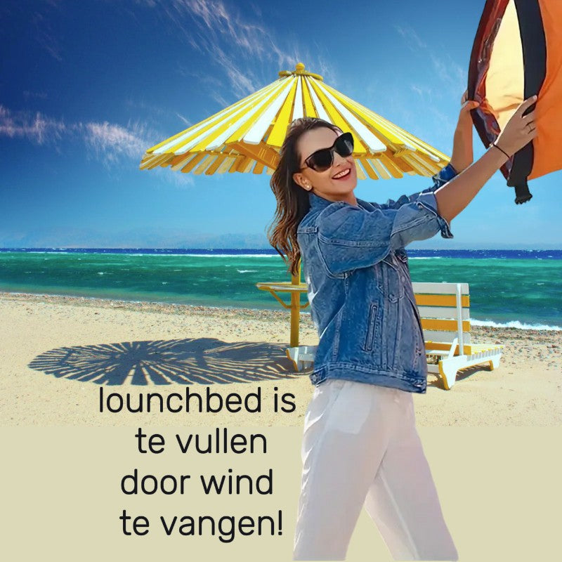 SUMR™ Opblaasbare Loungebank Comfortabel en Draagbaar!